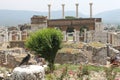 Ancient Greek architecture ruins. Rock column Architecture. Ephesus, SelÃÂ§uk, Turkey.