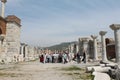 Ancient Greek architecture ruins. Rock column Architecture. Ephesus, SelÃÂ§uk, Turkey. Unknown pleop.