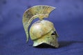 Ancient Greek battle helmet