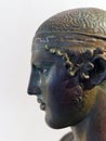 Ancient Greek Bronze Statue, the Bronze Charioteer Royalty Free Stock Photo