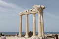 The ancient Greek city of side in Turkey. Located on the South-Western Mediterranean coast of Antalya Royalty Free Stock Photo