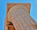 Ancient Greek column detail Royalty Free Stock Photo