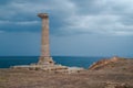 The ancient greek doric column of Capo Colonna Royalty Free Stock Photo