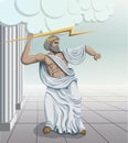 Ancient greek god zeus Royalty Free Stock Photo