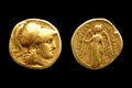 Ancient Greek Gold Coin Alexander The Great