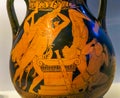 Ancient Greek Hercules Pottery National Archaeological Museum At