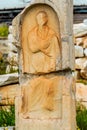 Ancient Greek Man Monument Ruins Acropolis Athens Greece Royalty Free Stock Photo