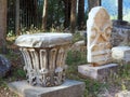 Small Marble Corinthian Column Capital, Delphi, Greece