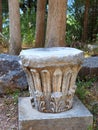 Small Marble Corinthian Column Capital, Delphi, Greece