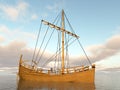 Ancient greek merchant ship