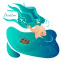 Ancient Greek Mythology Sea God Poseidon, Neptune Royalty Free Stock Photo