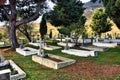 Historical Greek Orthodox Cemetery in GÃÂ¶kÃÂ§eada Turkey. 08.27.2021 Imbros Island