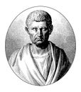 Bust of Aristotle, Gravure Portrait