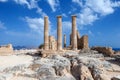 Ancient Greek pillars Royalty Free Stock Photo