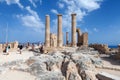 Ancient Greek pillars Royalty Free Stock Photo