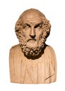 Ancient Greek poet Homer, the legendary author of the Iliad and the Odyssey. Royalty Free Stock Photo
