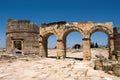 The ancient Greek and Roman city of Hierapolis Royalty Free Stock Photo