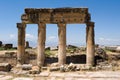 The ancient Greek and Roman city of Hierapolis Royalty Free Stock Photo