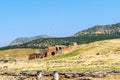 The ancient Greek and Roman city of Hierapolis Royalty Free Stock Photo