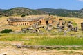 The ancient Greek and Roman city of Hierapolis Royalty Free Stock Photo