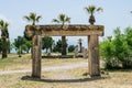 The ancient Greek and Roman city of Hierapolis Royalty Free Stock Photo