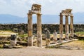 The ancient Greek and Roman city of Hierapolis Royalty Free Stock Photo