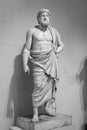 Ancient greek statue of a man