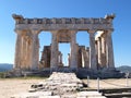 Ancient greek temple of afaia Royalty Free Stock Photo