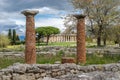 The temple of Athena in Paestum, Italy