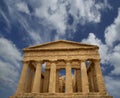 Ancient Greek temple of Concordia (V-VI century BC), Valley of the Temples, Agrigento, Sicily Royalty Free Stock Photo