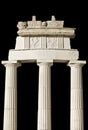 Ancient Greek temple detail Royalty Free Stock Photo