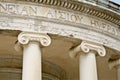 Ancient Greek temple detail