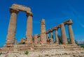 Ancient greek Temple of Juno in Agrigento, Sicily. Italy Royalty Free Stock Photo