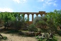 Ancient Greek Temple of Juno God, Agrigento, Sicily, Italy Royalty Free Stock Photo