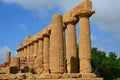 Ancient Greek Temple of Juno God, Agrigento, Sicily, Italy Royalty Free Stock Photo