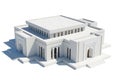 Ancient greek temple model Royalty Free Stock Photo