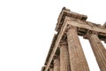 Ancient Greek temple Parthenon on the Acropolis of Athens Royalty Free Stock Photo