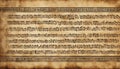 Ancient Greek text. Ancient Greek is the language of the empire of Alexander Royalty Free Stock Photo