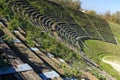 Ancient Greek theater. Royalty Free Stock Photo