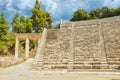 The ancient Greek theater at Epidavros, Peloponnese