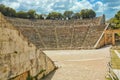 The ancient Greek theater at Epidavros, Peloponnese