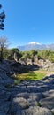 Ancient Greek theater in Faselis. Turkey. Royalty Free Stock Photo