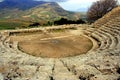 Ancient greek theater ruins, Sicily Royalty Free Stock Photo