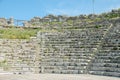 Picture of Ancient Greek theater at Segesta. Royalty Free Stock Photo