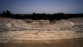 The Greek theater of Syracuse, Italy. Royalty Free Stock Photo