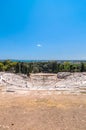 Ancient Greek theater of Syracuse, Sicily, Italy Royalty Free Stock Photo