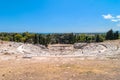 Ancient Greek theater of Syracuse, Sicily, Italy Royalty Free Stock Photo