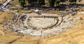 Ancient Greek Theatre of Dionysus at Acropolis foot, Athens, Greece Royalty Free Stock Photo