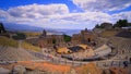 The Greek Theatre of Taormina, Sicily, Italy.