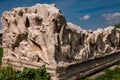 Ancient Greek tomb in Ephesus ancient city, Turkey Royalty Free Stock Photo